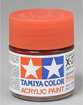 TAMIYA Acrylic X27 Gloss Clear Red Tam81027 Plastics Paint Acrylic