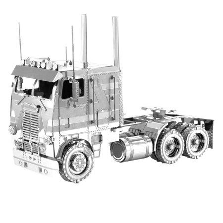 Fascinations Metal Earth Freightliner Coe Semi Truck Steel Model Kit
