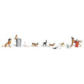 N Scale Woodland Scenics Dogs & Cats