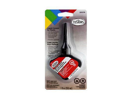 Testors Liquid Cement for Plastic 1oz Precisiontip