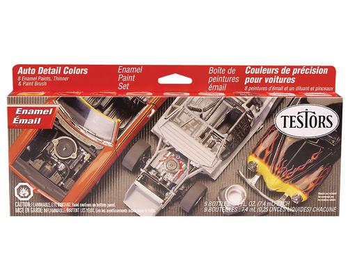 Testor Corp. Auto Detail Paint Set Tes9120 Plastics Paint Enamels