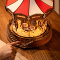 3D Wooden Puzzle: Classic Carousel