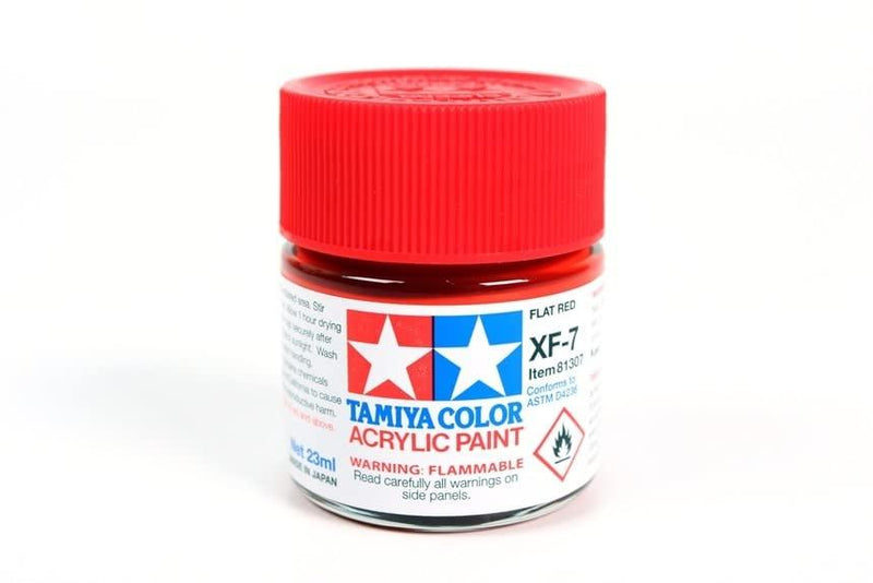TamIYA Acrylic XF-7 Flat Red 23ml TAM81307