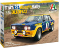 Italeri 3667 1:24 FIAT 131 Abarth Rally Olio Fiat Model Building Kit, Stand Model Building, Crafts, Hobby, Gluing, Plastic Kit
