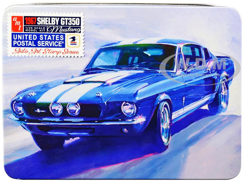 Skill 2 Model Kit 1967 Shelby Mustang GT350 USPS (United States Postal Service) Art Stamp Series Model by AMT