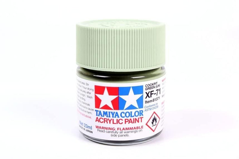Tamiya Acyrlic XF-71 Cockpit Green 23ml