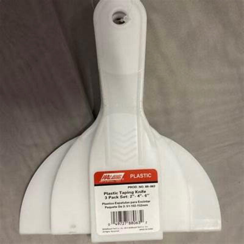 Walpro 3 Pack Plastic Taping Knife Set