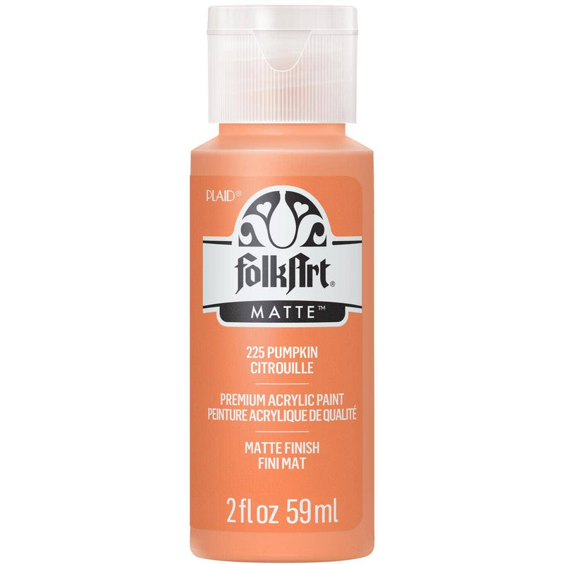 FolkArt Matte Acrylic Paint 2 oz: Pumpkin