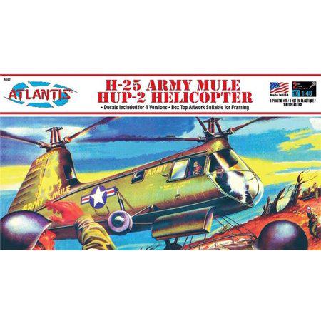 Atlantis H-25 Army Mule HUP-2 Helicopter 1/48 Plastic Model Kit
