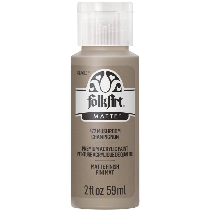 FolkArt Matte Acrylic Paint 2 oz: Mushroom