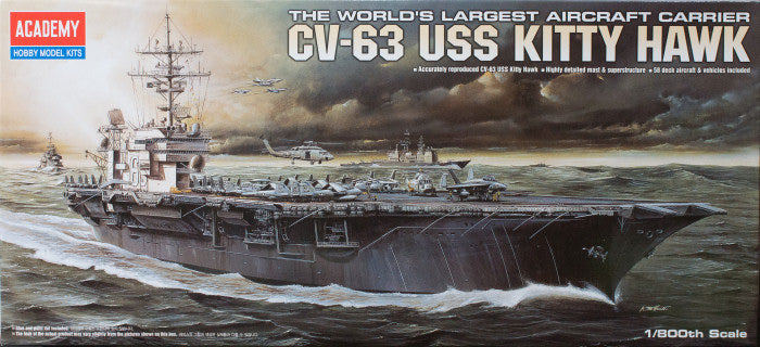 Academy U.S.S Kitty Hawk Model Kit