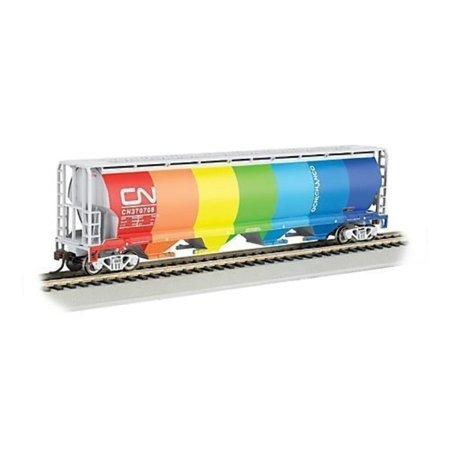 Bachmann 19133 HO Scale Canadian National Demonstrator 4 Bay Cylindrical Grain Hopper