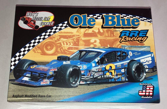 Wes's Model Car Corner by JR Salvinos WMCC-10003 1/25 Scale Ole Blue Asphalt Modified Race Car Plastic Model Kit