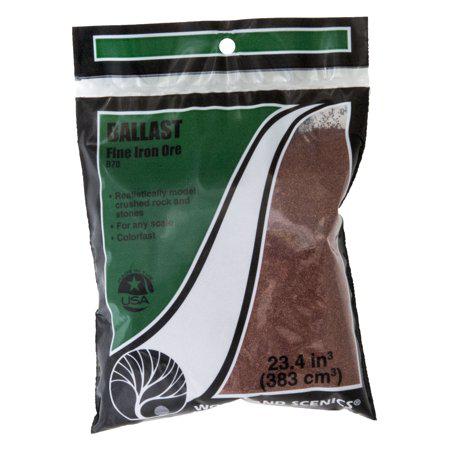 Woodland Scenics Ballast & Coal Ground Cover Fine Iron Ore