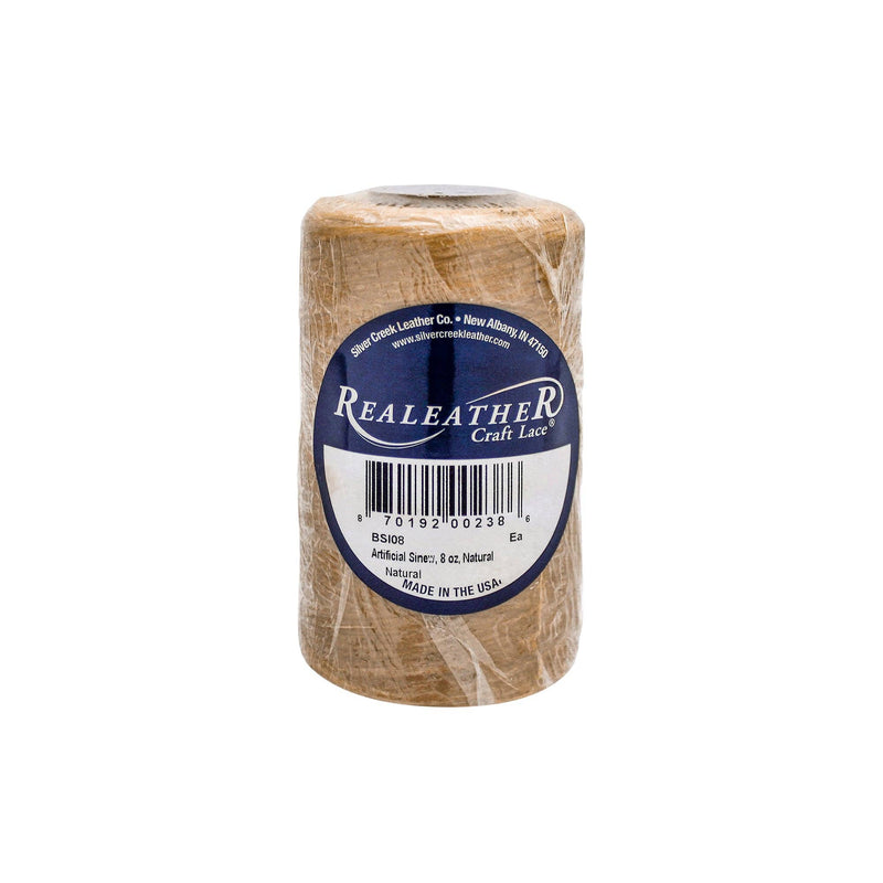 Realeather Artificial Sinew, 8 oz.- Leathercraft Stitching Supply No. BS108