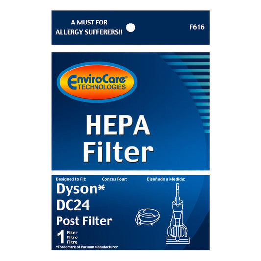 Envirocare DC24 HEPA Post Filter Replacement For Dyson DC 24#915928-12 HEPA Post Filter Bagless Vacuum Cleaner