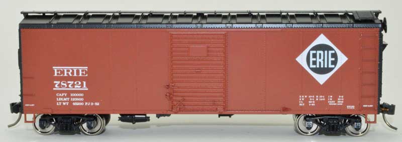 Bow43159 HO Scale Erie 40 ft. Boxcar No.78856