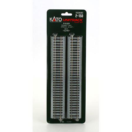 KATO 2-150 HO Scale 246mm 9-3/4" Straight (4)