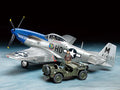Tam25205 1-48 Scale North American P-51D Mustang & 0.25-Ton 4x4 Light Model Set