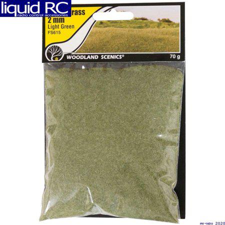 Woodland Scenic Static Grass 2mm-Light Green -FS615