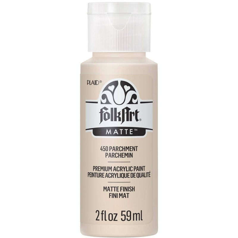 FolkArt Matte Acrylic Paint 2 oz: Parchment