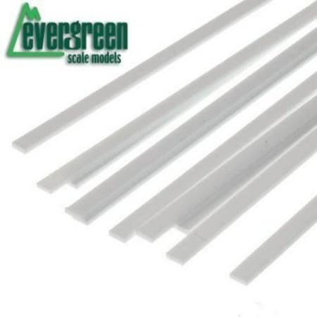 Evergreen Scale Models Strip .100 x .125 7 EVG176 Plastic Building Supplies