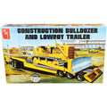 AMT Construction Bulldozer and Lowboy Trailer AMT1218
