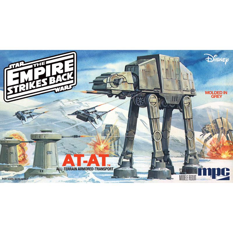 MPC Star Wars: The Empire Strikes Back AT-AT Skill Level 2 Scale Model Kit No. MPC 950/12
