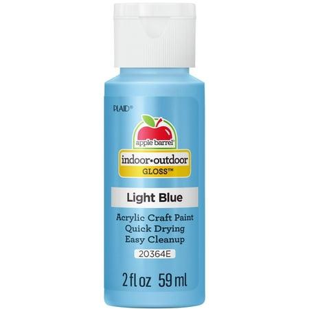 Apple Barrel Acrylic Gloss Paint Finish Light Blue 2 Fl oz No. 20364E