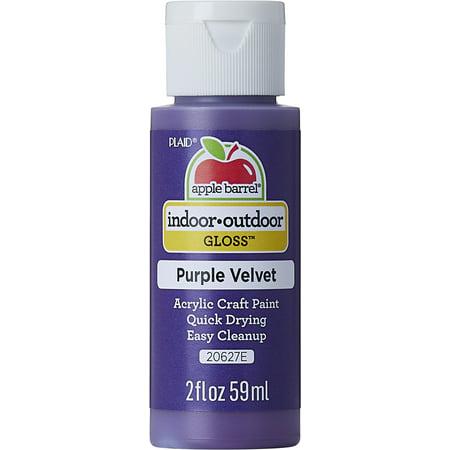 Apple Barrel Acrylic Paint Gloss Finish Purple Velvet 2 Fl oz No. 20627E