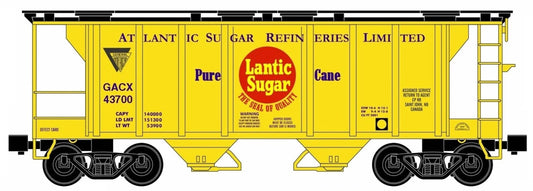 Ready Made Train O Scale Atlantic Sugar 34 Ft. 2-Bay Covered Hopper Car No. RMT-86399-101