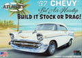 Atlantis Models AANH1371 1-25 Scale Drag Plastic Figures for 1957 Chevy Bel Air