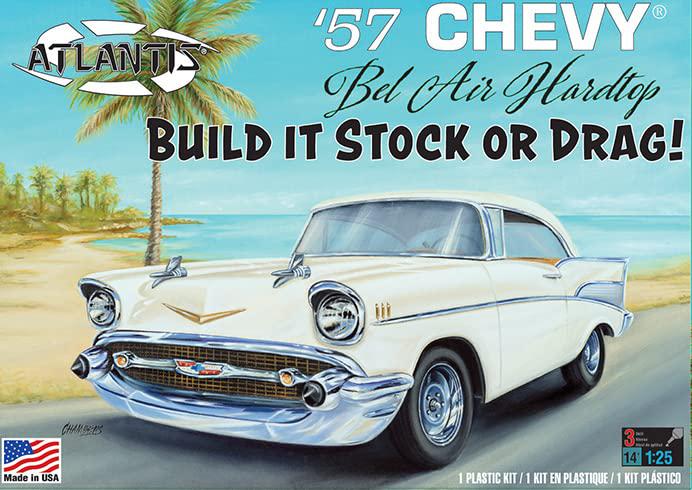 Atlantis Models AANH1371 1-25 Scale Drag Plastic Figures for 1957 Chevy Bel Air