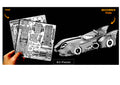 BATMAN 1989 BATMOBILE - Metal Earth : Silver, Small