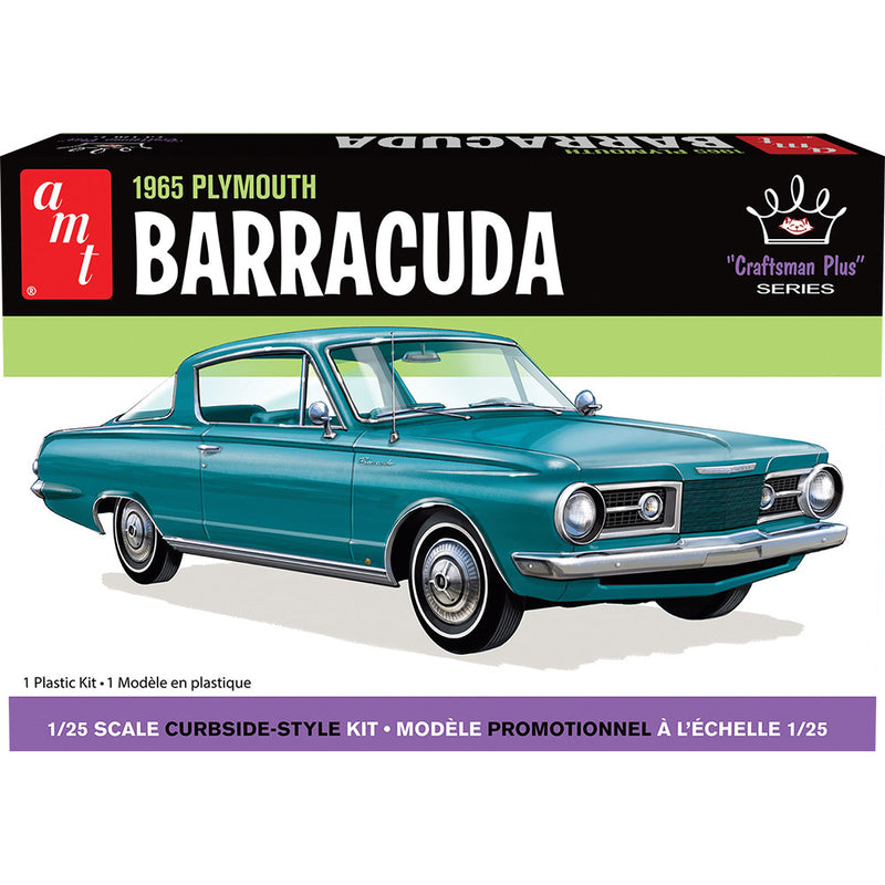 AMT 1965 Plymouth Barracuda Craftsman Plus Series Plastic Model Kit 1;25th Scale No. AMT1431M
