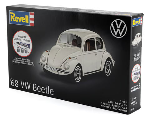 Revell 1/32 Scale 1968 VW Beetle Plastic Car Model Kit. 77681