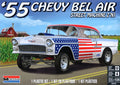 Monogram 1/24th Scale '55 Chevy Bel Air Street Machine 2 In 1 Plastic Model Kit No. RMX14519