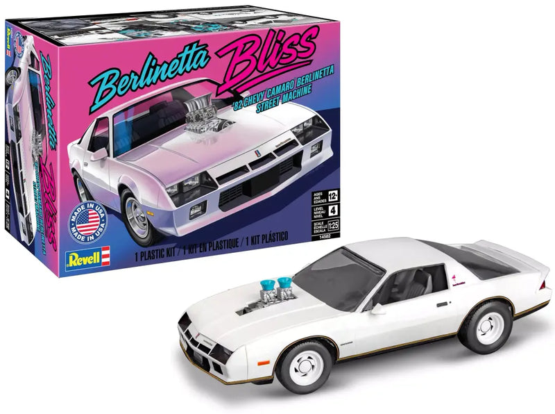 Revell 1/25th Scale 1982 Chevy Camaro Berlinetta Street Machine Plastic Model Kit No. RMX 14582