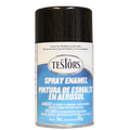 Testors Spray Enamel Black Metallic No. 1254T