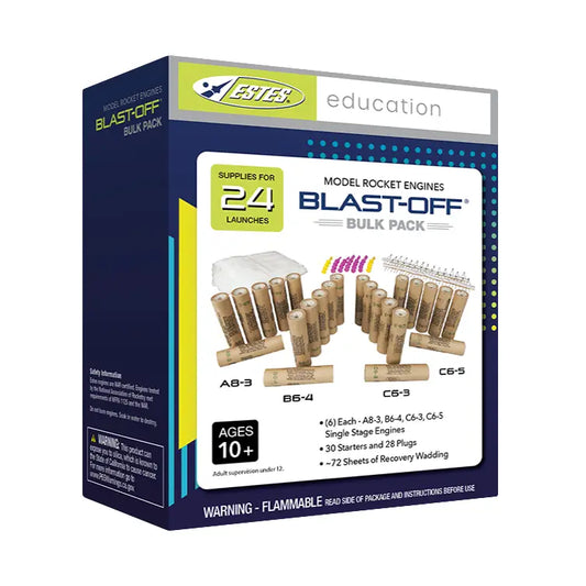 ESTES Model Rocket Engines Blast-Off Bulk 24 Engine Pack