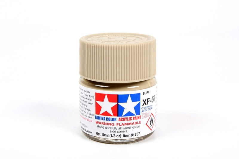 Tamiya Acrylic Paint Mini XF-57 Buff Color 10ml No. TAM81757