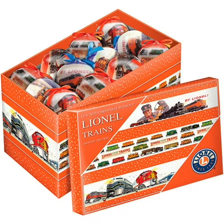 LIONEL Classic Ornament Gift Box 24 bulbs Christmas train No. 9-21013