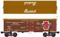 Ready Made Trains O Scale Bushkill Beer 36 ft Wood Side Reefer Car No. RMT-86199-94