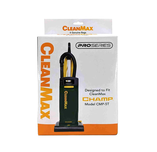 Cleanmax Champ Model CMP-5T Vacuum Bags 6 Pack No. CMC-6