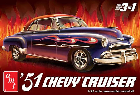 AMT '51 Chevy Cruiser 3 in 1 1/25th Scale Plastic Model Kit No. AMT1556
