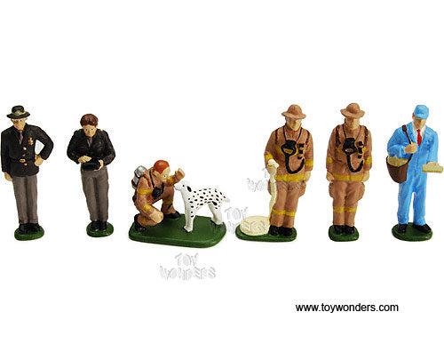 Lionel  Civil Servants People Pack Hand Painted Pewter Figures  (6 Piece) No. 624194