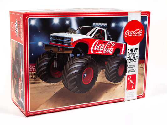 AMT Coca Cola Chevy Silverado Monster Truck 1:25th Scale Plastic Model No. AMT1184M/12