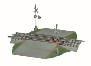 Lionel FasTrack Grade Crossing With Flashers No. LNL612052