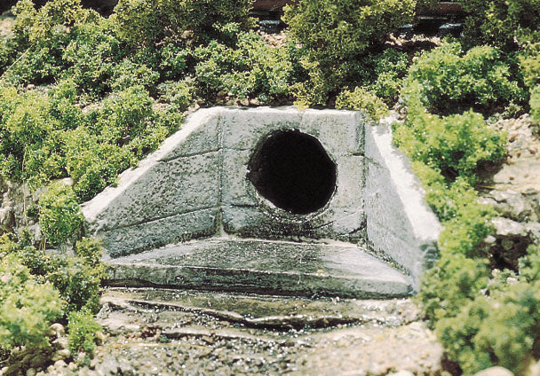 Woodland Scenics N Scale Concrete Culverts Two Pack No. C1162