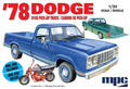 MPC '78 Dodge D100 Pick-Up Truck Model Kit No. MPC901M